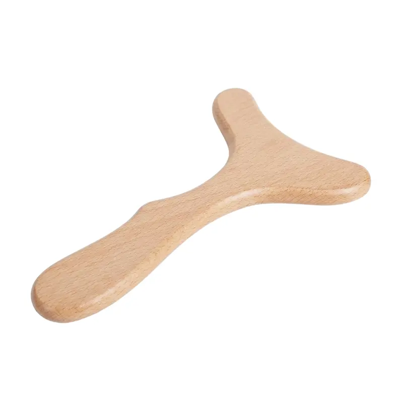 Handcrafted Wooden Massage Roller – Ergonomic Body Tool for Self-Myofascial Release 2