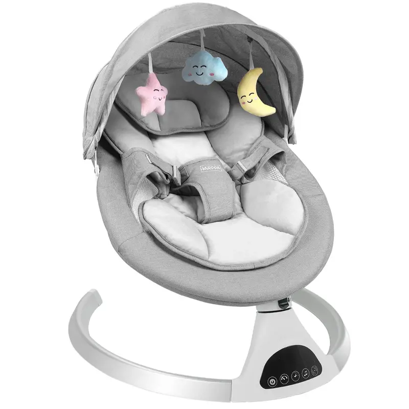 HARPPA Electric Baby Swing – 5-Speed Rocking Motion, Soothing Features for Infants & Toddlers