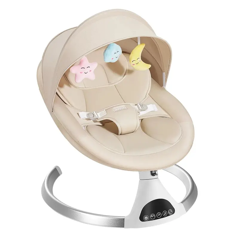 HARPPA Electric Baby Swing – 5-Speed Rocking Motion, Soothing Features for Infants & Toddlers 2
