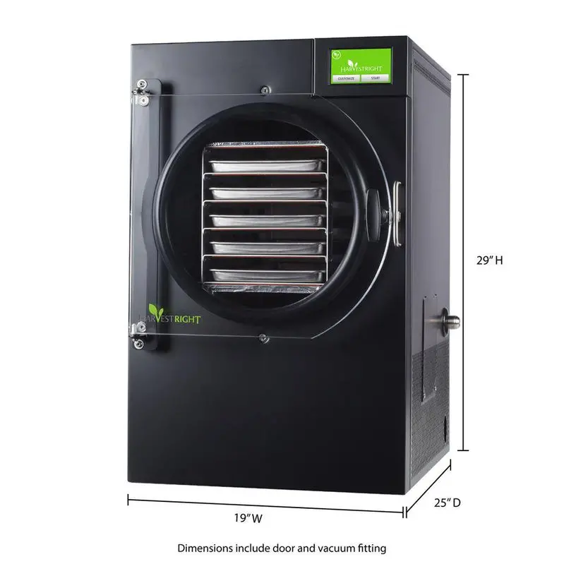Harvest Right HRFD-SBL Medium Freeze Dryer – 5-Tray Aluminum Unit with Mylar Bag Starter Kit