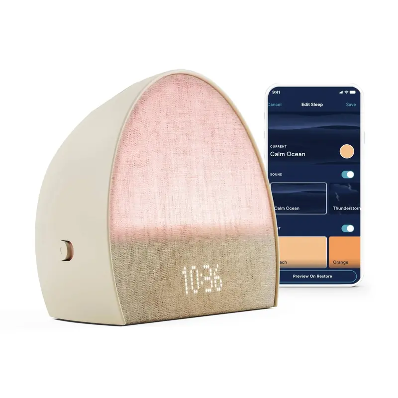 Hatch Restore 2 Sleep Companion – Sunrise Alarm Clock & Sound Machine in Putty