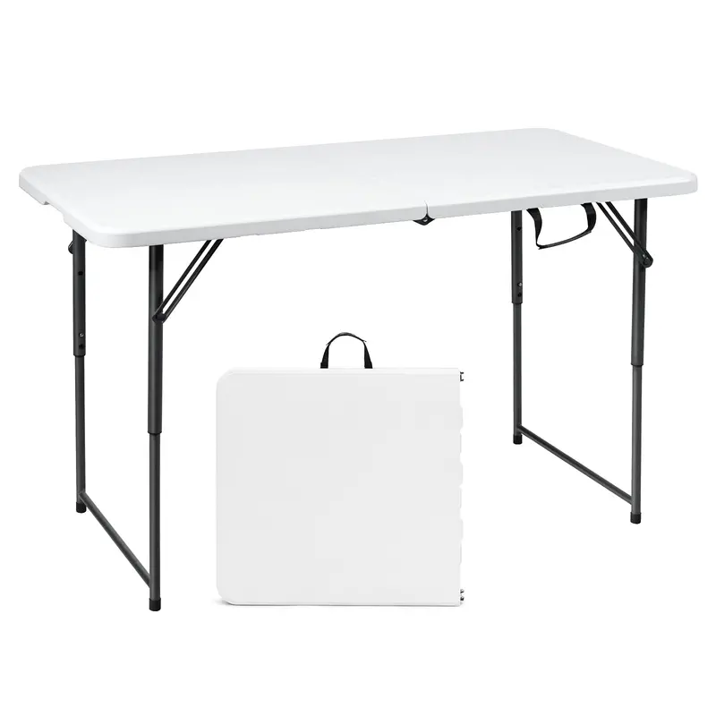 HDPE Folding Picnic Table – Lightweight Portable Dining or Camp Table for Indoor and Outdoor Use
