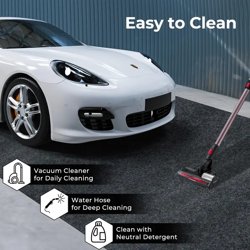 Heavy-Duty Garage Floor Mat – Protective, Non-Slip Surface for Workshop or Driveway 2
