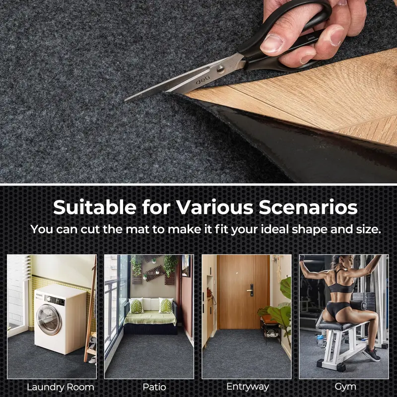 Heavy-Duty Garage Floor Mat – Protective, Non-Slip Surface for Workshop or Driveway