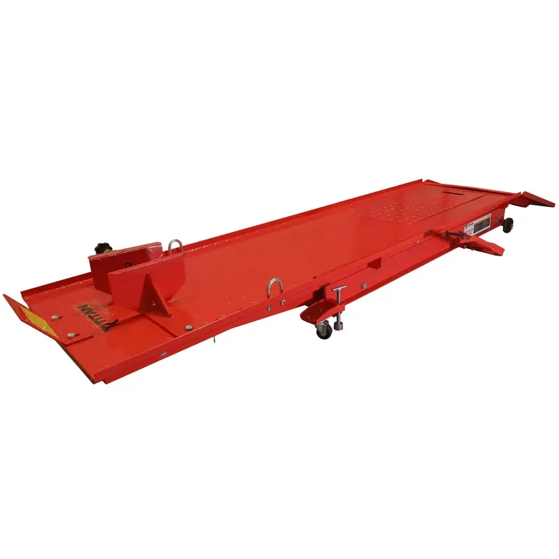 Heavy-Duty Hydraulic Motorcycle Lift Table – 1,000-Pound Capacity, Extra-Long Platform