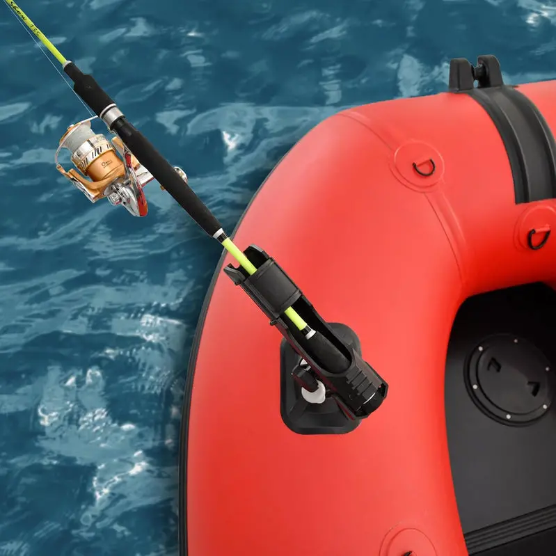 Heavy-Duty Inflatable Dinghy – 2024 Aluminum-Floor Tender Boat with Oars, Rod Holders, and Multi-Passenger Capacity