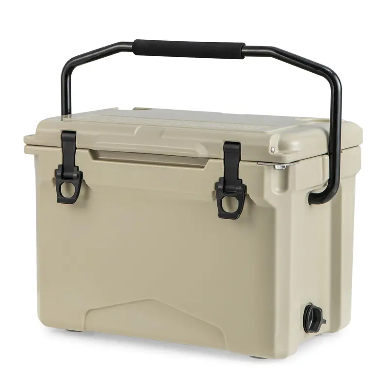 Heavy-Duty Insulated Hard-Sided Cooler with Portable Handles