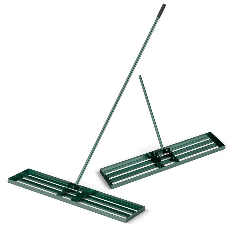 Heavy-Duty Lawn Leveling Rake – 46-Inch Wide Ergonomic Tool for Grading Soil and Preparing Seed Beds