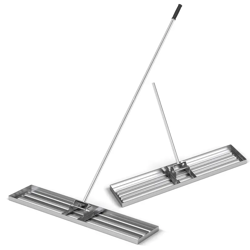 Heavy-Duty Lawn Leveling Rake – 46-Inch Wide Ergonomic Tool for Grading Soil and Preparing Seed Beds