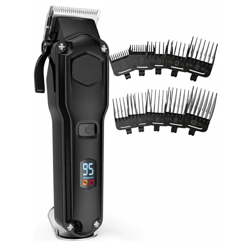 Heavy-Duty Pet Clipper with Stainless Steel Blade for Dense or Double Coats