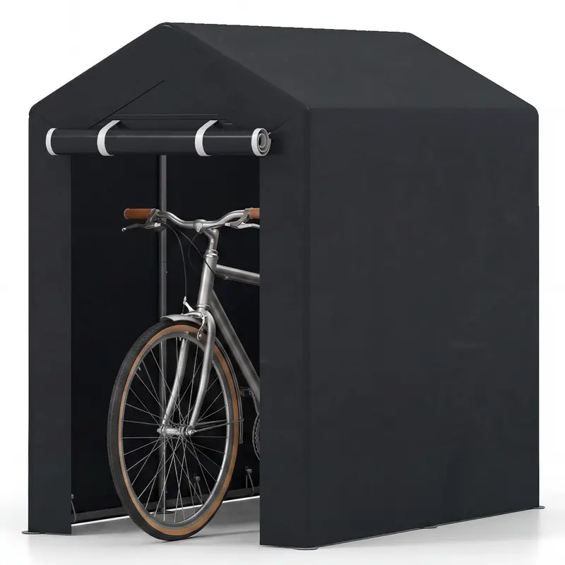 Heavy-Duty Portable Storage Shed – Waterproof Outdoor Carport & Garage Tent for Vehicles or Gear