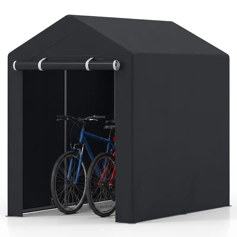 Heavy-Duty Portable Storage Shed – Waterproof Outdoor Carport & Garage Tent for Vehicles or Gear