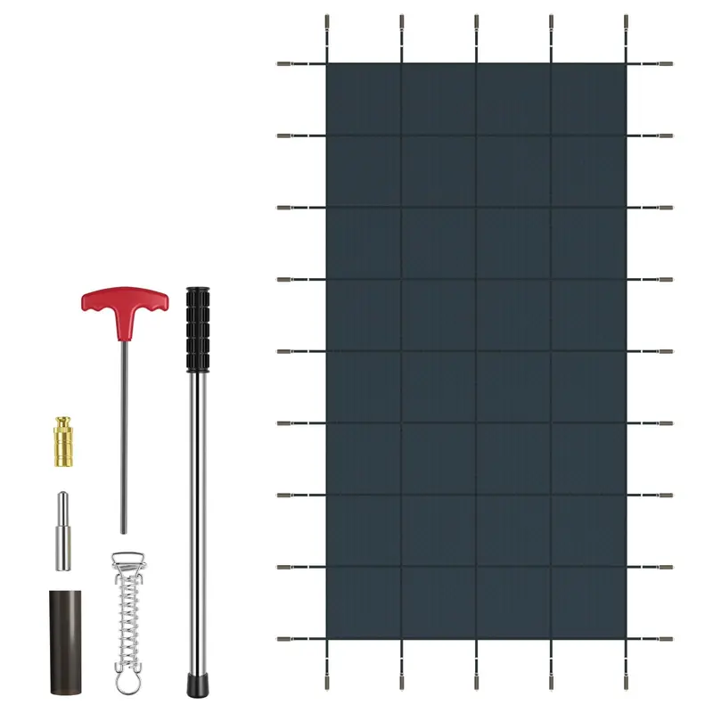 Heavy-Duty Rectangular Winter Pool Cover for 40' x 20' In-Ground Swimming Pools