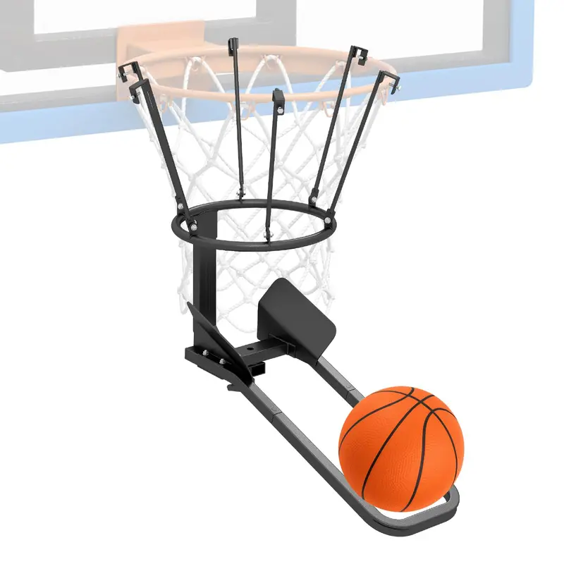 Heavy-Duty Rotating Basketball Return Attachment – 180° Swivel Rebounder