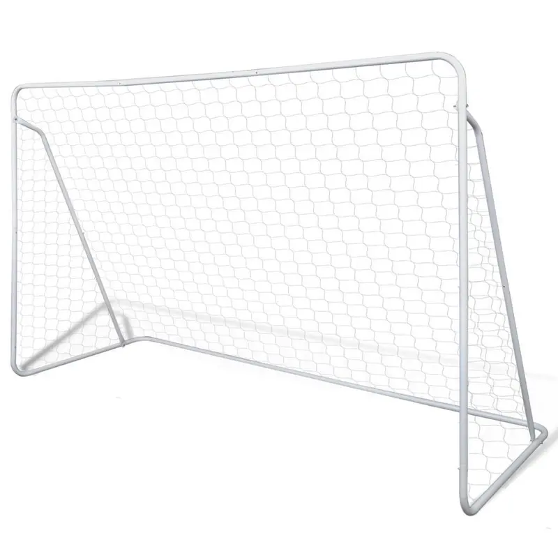 Heavy-Duty Steel Football Goal Frame | 240 x 90 x 150 cm Outdoor Sports Set