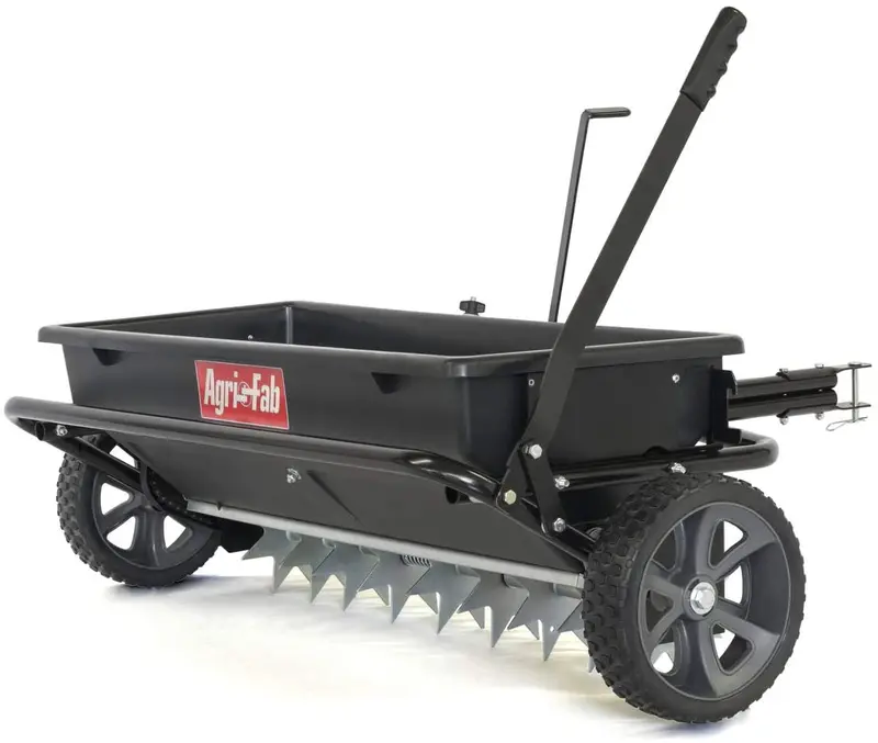 Heavy-Duty Tow Spiker/Seeder/Spreader – 100-Lb Capacity, All-in-One Lawn & Garden Broadcast Tool