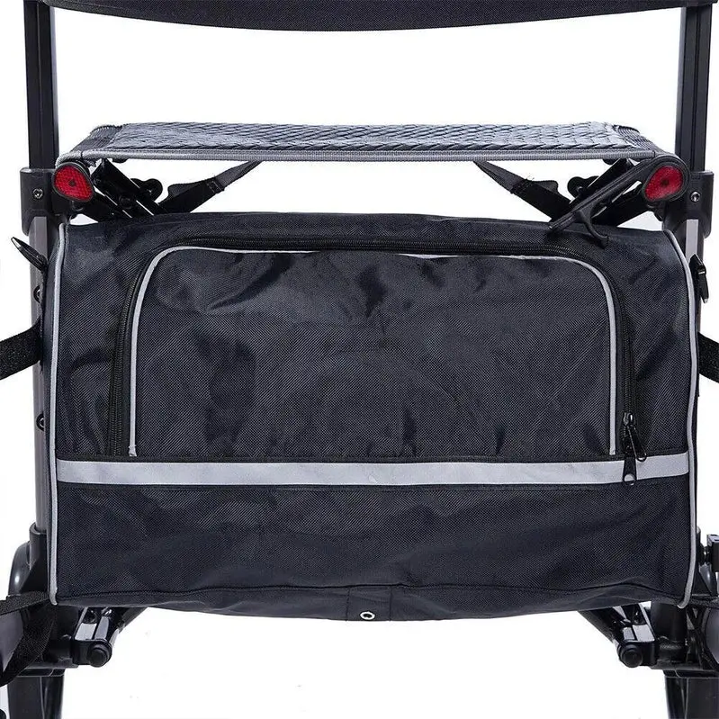 Heavy-Duty Upright Rollator Walker – Sturdy Standing Support Frame with Ergonomic Handles and Braking System