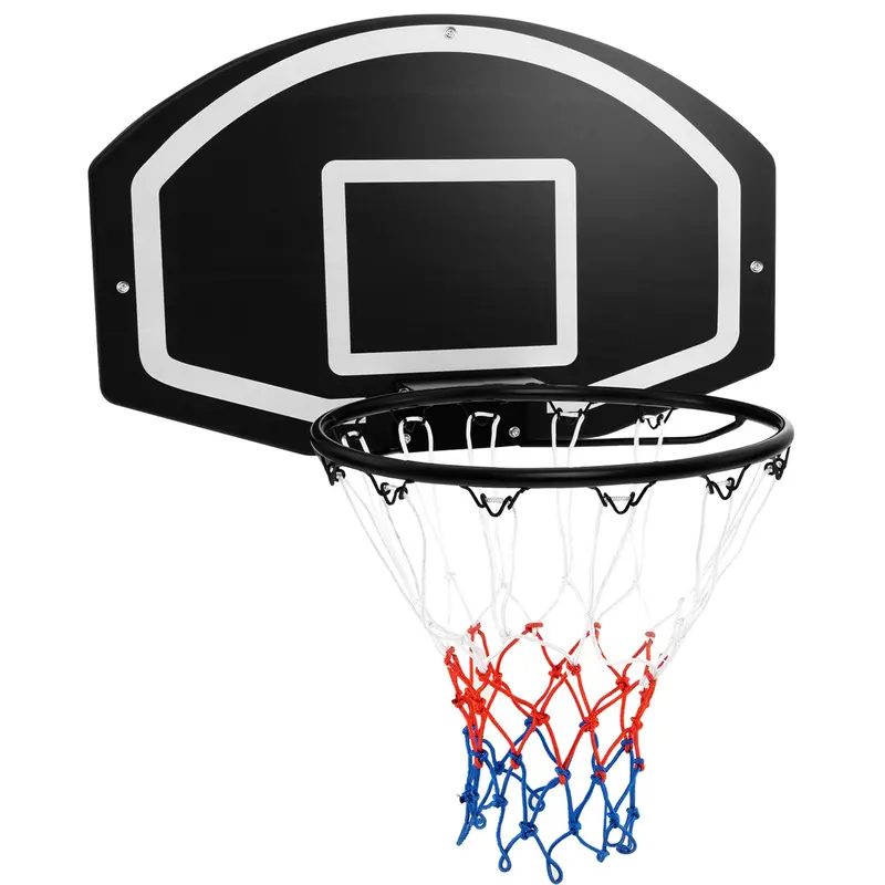 Heavy-Duty Wall-Mounted Basketball Hoop with Shatterproof 28.5" x 18" Backboard and 17" Steel Rim