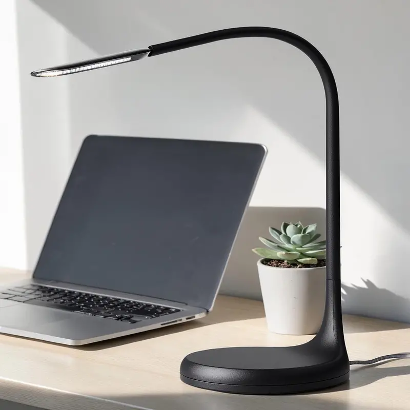 Helpox Nordic Arch LED Desk Lamp – Minimalist Design with Eye-Friendly Touch Controls 2
