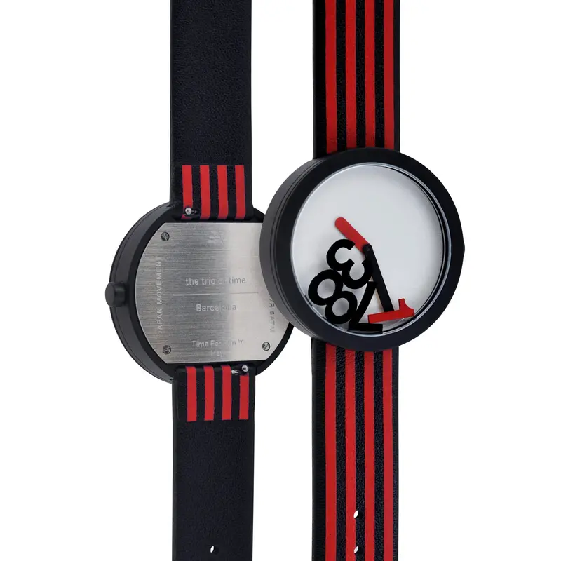 Hey Studio Red Time For Fun Analog Watch