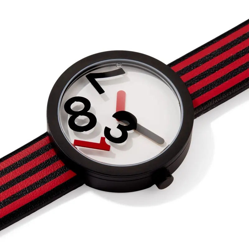 Hey Studio Red Time For Fun Analog Watch