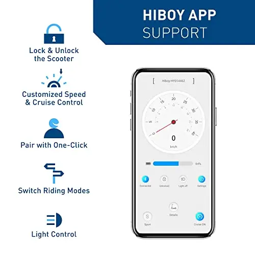 Hiboy S2 Pro Folding E-Scooter – 500W Motor, 10" Solid Tires