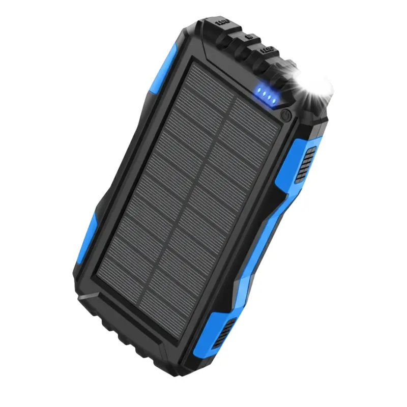 High-Capacity Solar Power Bank – 42800mAh with Built-in Flashlight & Dual USB Ports 2