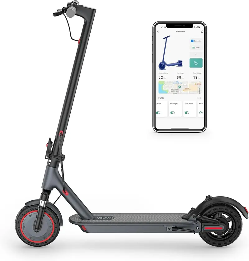 High-Performance Electric Scooter – 350W/500W Dual Motor, Solid Tires, Dual Braking, 19–22mph