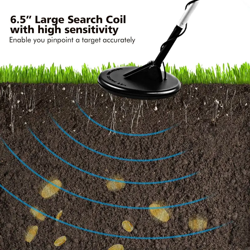 High-Precision Adjustable Metal Detector – Professional Gold & Relic Finder