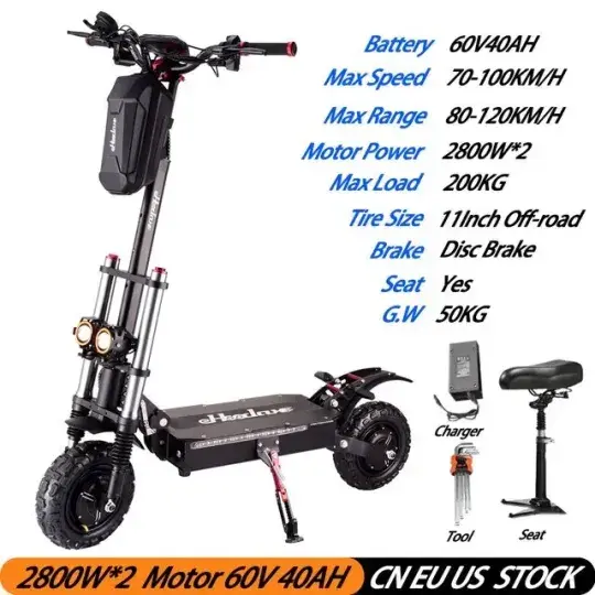 High-Speed Electric Scooter for Adults – Max Performance Model