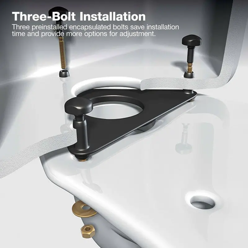 Highline Arc Elongated Toilet – 1.28 GPF Single-Flush, White, Seat Included