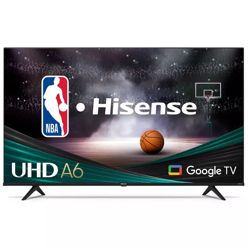 Hisense 65-Inch A6 Series 4K Google TV – Smart Television with Dolby Vision, Game Mode Plus, and Voice Remote