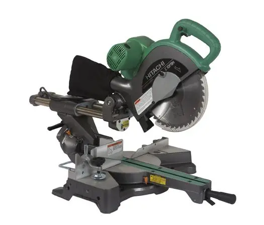 Hitachi C10FSHQSM Sliding Miter Saw – 10-Inch Dual-Bevel Compound Saw with Enhanced Accuracy and Stability