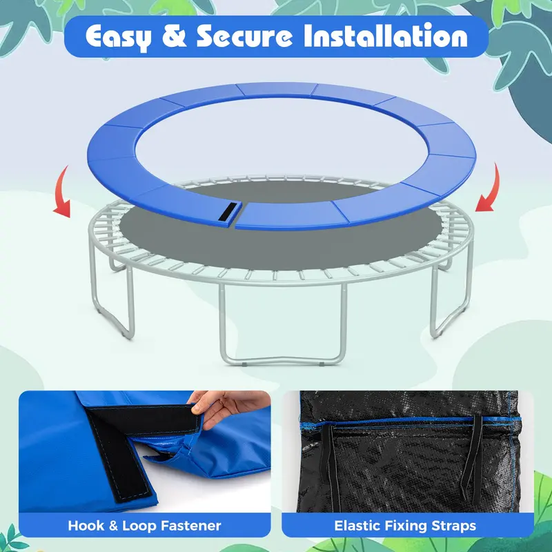 Hole-Free Trampoline Pad Replacement – Universal Fit for Pole-Based Frames