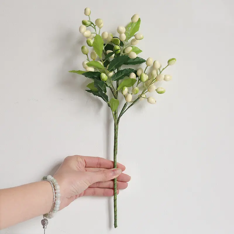 Holiday Silk Flower Ornaments – Festive Botanical Accents for Trees, Mantels & Party Backdrops