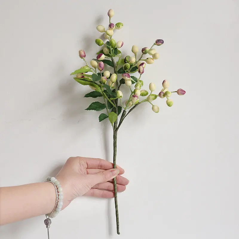 Holiday Silk Flower Ornaments – Festive Botanical Accents for Trees, Mantels & Party Backdrops