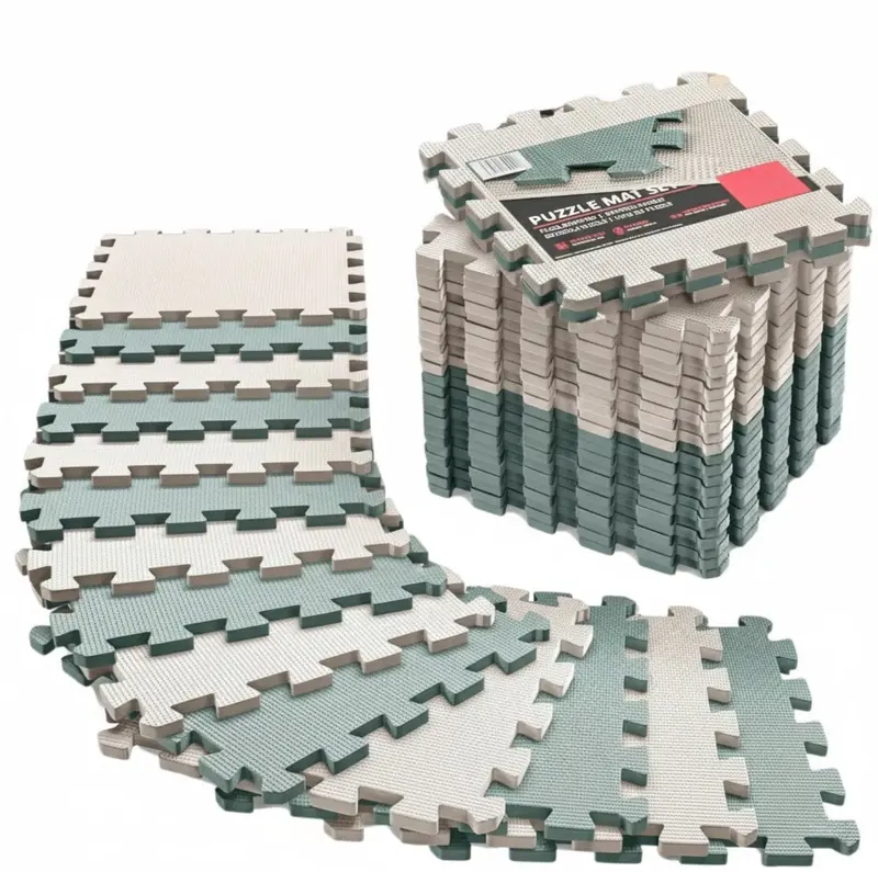 Home Gym Flooring Kit: Interlocking EVA Exercise Mats for Garage Use