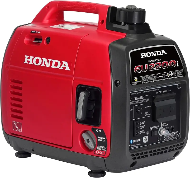 Honda EU2200i 2200W Portable Inverter Generator with CO-Minder Safety Technology