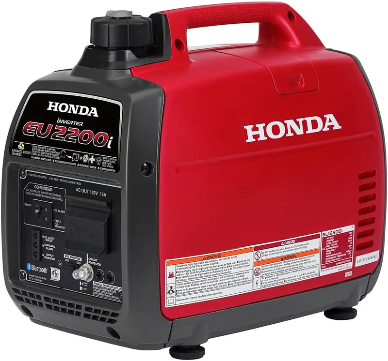 Honda EU2200i 2200W Portable Inverter Generator with CO-Minder Safety Technology