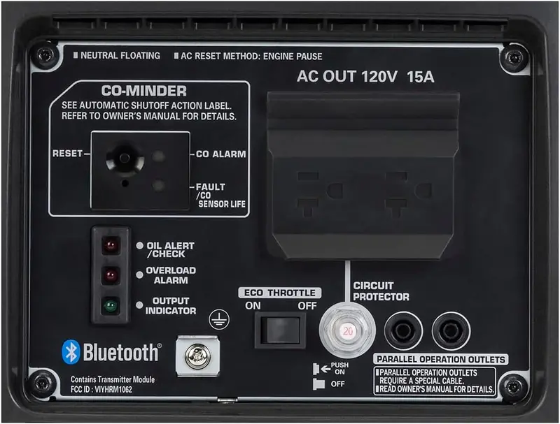 Honda EU2200i 2200W Portable Inverter Generator with CO-Minder Safety Technology