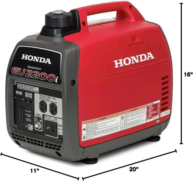 Honda EU2200i Portable Inverter Generator – 2200W Quiet Power with CO-Minder Safety Technology