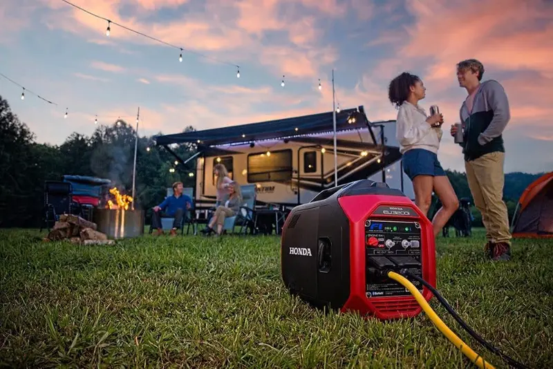 Honda EU3200i Portable Inverter Generator – 3200W Quiet Power, CO-MINDER Safety, Lightweight Design