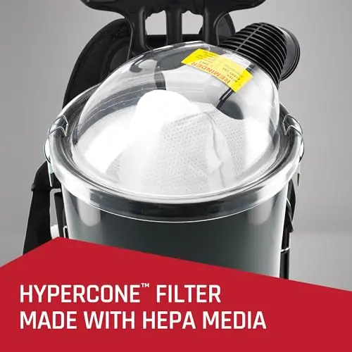 Hoover Shoulder Vac Pro Backpack Vacuum – HEPA Filtration, Ergonomic Chiropractic Design, Lightweight Bagged System for Carpet & Hard Floors, Model C2401