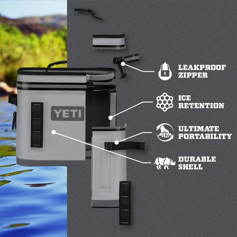Hopper Flip 12-Quart Portable Soft-Sided Cooler – Insulated, Leakproof, and Lightweight for On-the-Go Use