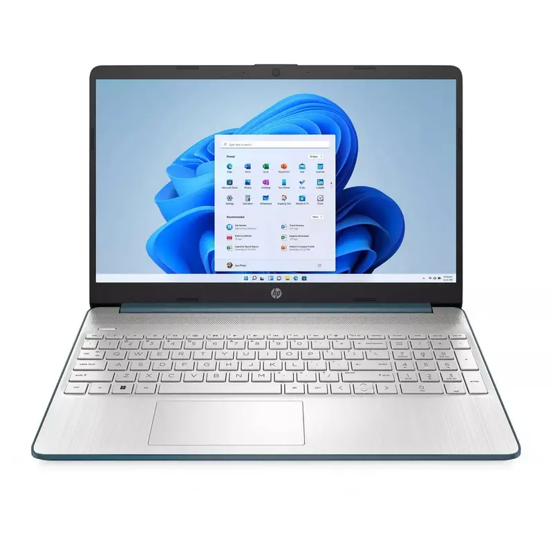 HP 15.6-Inch Laptop with AMD Ryzen 3 Processor, 8GB RAM, 256GB SSD, Windows 11 – Model 15-ef2025tg (Blue)