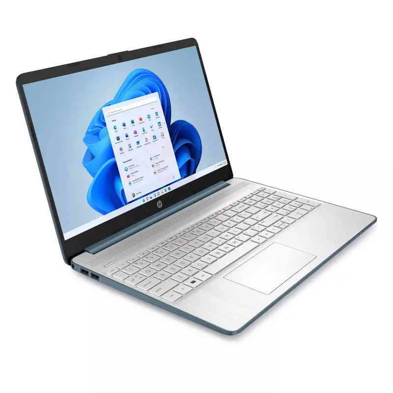 HP 15.6-Inch Laptop with AMD Ryzen 3 Processor, 8GB RAM, 256GB SSD, Windows 11 – Model 15-ef2025tg (Blue)