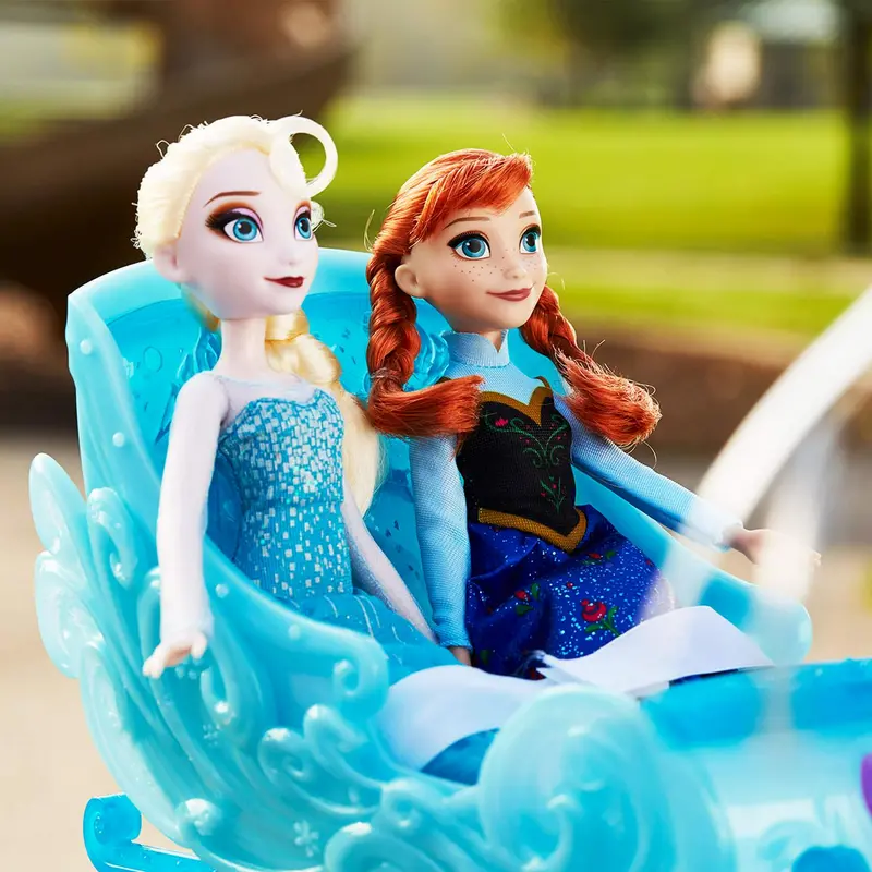Huffy Frozen 16-Inch Girls' Bike – Themed Ride-On with Training Wheels, Adjustable Seat & Easy-Start Pedals
