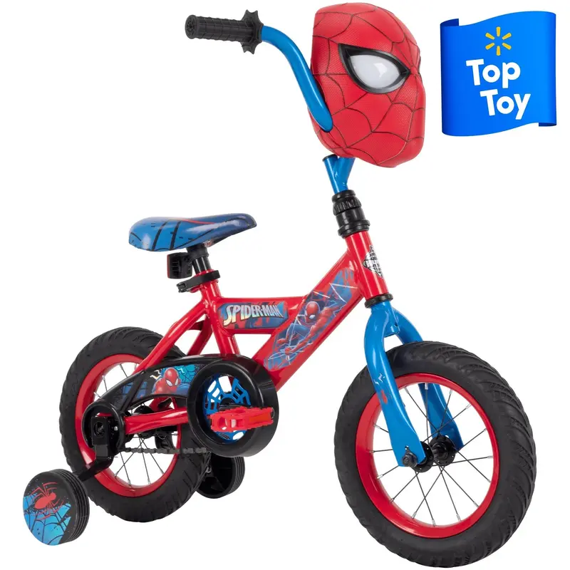 Huffy Spider-Man 12-Inch Kids’ Bike – Steel Frame, Training Wheels Included, Ideal for Ages 3–5 2
