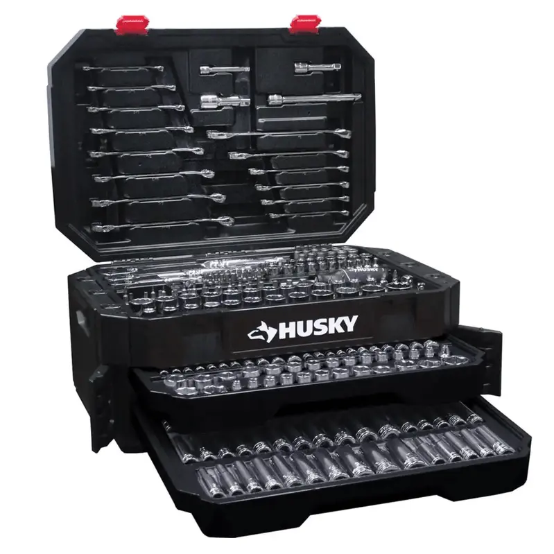 Husky 290-Piece Mechanics Tool Set – Comprehensive Hand Tool Kit for Automotive & General Repair