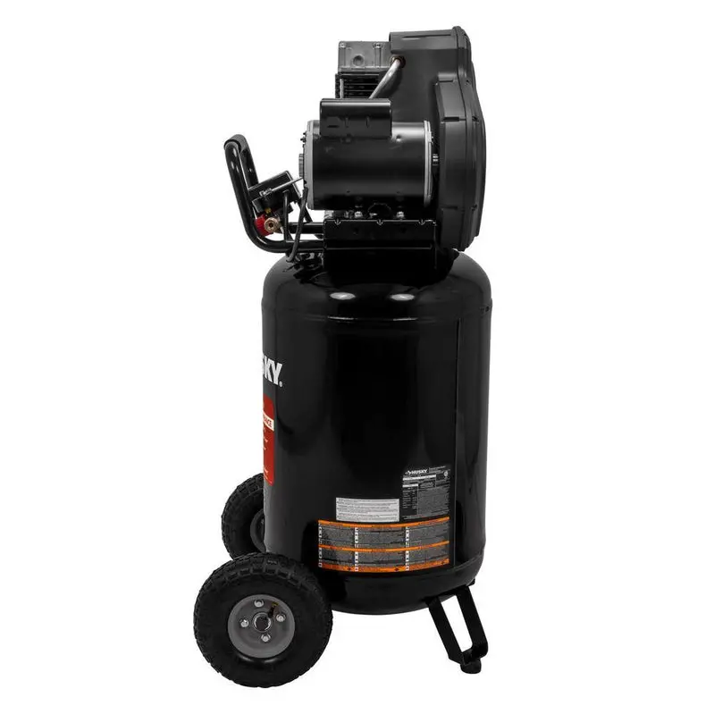 Husky 30-Gallon Oil-Lubricated Air Compressor – 175 PSI, Belt-Drive Vertical Portable Unit, Model C304H